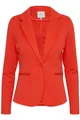 Produktbild: ICHI IHKATE BL Damen Blazer Kurzblazer Jacke Ein-Knopf-Blazer mit Stretch und Reverskragen, Größe:S, Farbe:Poppy Red (171664)