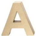 Produktbild: Glorex Papp-Buchstabe a 17,5 x 5,5 cm Pappartikel