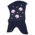 Produktbild: maximo - Girl-Schlupfmütze Jacquard Einhorn - Mütze Gr 47-49 cm blau