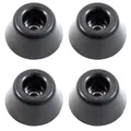 Produktbild: 4 Adam Hall 4901 Gummifüße 30 x 15 mm mit Stahleinlage Gummifuß Boxenfüße Set