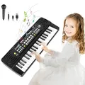Produktbild: Elektronische Keyboard für Kinder ab 3 4 5 6 7 8 Jahren, 37 Tasten Kinderklavier mit Mikrofon, Mini Piano Musikinstrumente kinder ab 3 Jahre, Geschenke für Jungen/Mädchen