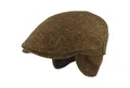 Produktbild: Breiter Schiebermütze Flache Schiebermütze aus Wolle mit Ohrenschutz