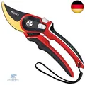 Produktbild: Gartenschere - Hochleistungs gartenschere mit rostfreien Edelstahlklingen -