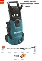 Produktbild: Makita HW1300 Hochdruckreiniger 1800W, 130bar licht praktisch NEU SET STARK !