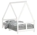 Produktbild: vidaXL Kinderbett, Jugendbett Weiß 80x160 cm Massivholz Kiefer