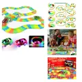 Produktbild: Autorennbahn Spielzeug 240 Stück Leuchtend mit 2 Autos für Kinder ab 3 Jahren