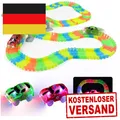 Produktbild: Leucht Autorennbahn 240 Stück Kinder 3 Jahre Flexibel Montage