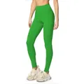 Produktbild: Merry Style Leggings Damen Hosen aus Baumwolle MS10-198 (1-tlg) elastischer Bund, eng grün M