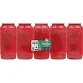 Produktbild: BOLSIUS Kompositionslicht rot 5er Pack 14 cm Grabkerze