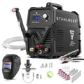 Produktbild: STAHLWERK Plasmaschneider CUT 50 P – Vollausstattung – Plasmaschneidgerät mit 15 bis 45 A, Schneidleistung bis 15 mm, Plasma Cutter mit HF-Pilotzündung, Smart-Kühlung, einfache Bedienung, viel Zubehör
