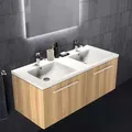 Produktbild: Ideal Standard i.life B Möbeldoppelwaschtisch-Unterschrank T5277NX 120x50,5x44cm, 2 Auszüge, Eiche natur
