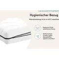 Produktbild: Kinder- und Jugendmatratze Softwelle Härtegrad H1/2 (RG 30) 100 x 200 cm mit Funktionsbezug - Weiß