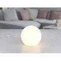 Produktbild: Trio - Kleine Kugel Tischlampe pingpong aus Opalglas Weiß, Höhe 18cm