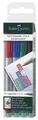 Produktbild: FABER-CASTELL Multimark 1524 S non-permanent Folienstifte-Set 0.4 mm Mehrfarbig 152404