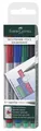 Produktbild: Faber-Castell 152404 - Marcatore Multimark non permanente, forza S, confezione d