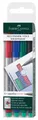 Produktbild: Faber-Castell Folienstift Multimark non-permanent S, 4er Set