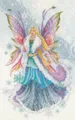 Produktbild: Lanarte PN-0178653 Winter Fantasy Fee Elfe Kreuzstichpackung