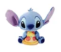 Produktbild: Simba Disney Stitch Kuscheltier mit Pizza – Plüschfigur zum Knuddeln, mit Pizza‑Stück in der Hand, ikonischer Disney‑Klassiker für Fans und Kinder, blau, 25 cm, ab 0 Jahren