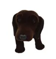 Produktbild: Simba Wackel Dackel Wackelkopf Waldi Hund 27cm Dunkelbraun Deko Auto Hutablage