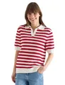 Produktbild: Cecil Kurzarm Poloshirt in Mesh-Qualität Glazed Apple red XXL