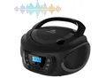 Produktbild: Cyberlux Tragbarer CD-Player Kinder Radio CD/MP3 USB Boombox schwarz