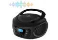 Produktbild: Cyberlux CL-600 tragbarer CD-Player (CD, Kinder CD Player tragbar, Boombox, Musikbox, FM Radio mit MP3 USB)