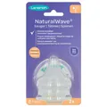 Produktbild: Lansinoh Natural Wave 2 Sauger Langsamer Nahrungsfluss sind Schnuller : weich un