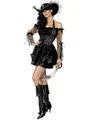 Produktbild: Smiffys Piraten-Kostüm Captain Blackbird Piratinkostüm, Sexy Piratenkostüm in düster-verwegenem Look
