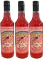 Produktbild: 3 Flaschen Krugmann Feenstaub Likör a 0,7 L 15 % vol. Himbeer-Vanille-Likör