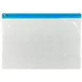 Produktbild: Viking Reißverschlusstaschen DIN A4 Reißverschluss PP (Polypropylen) Quer 29,7 (B) x 33,8 (T) x 24 (H) cm Blau 5 Stück
