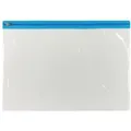 Produktbild: Office Depot Reissverschlusstaschen A4 Transparent, Blau (A4, 5 x) (1434195)