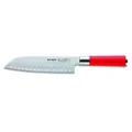 Produktbild: Fr. Dick Red Spirit Santokumesser 18cm Kochmesser rot Kullenschliff Küchenmesser