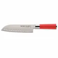 Produktbild: Santokumesser 18cm Red Spirit Kullenschliff Küchenmesser Messer Küche Haushalt