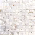 Produktbild: Perlmutt Mosaik Muschelmosaik weiss beige Duschwand Dusche MOS150-SM2525