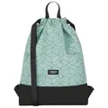 Produktbild: LARKSON Turnbeutel Damen & Herren Mint - No 7 - Rucksack Damen für Sport und Festival - Beutel Rucksack Klein mit Innentasche - Außentasche für Schnellzugriff