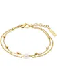 Produktbild: JETTE Damen-Armband 925er Silber Süßwasserperle One Size, Gelbgold 32021990