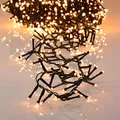 Produktbild: LED-Lichterkette cluster extra warmweiß 24m für den Innen- und Außenbereich (1200LED)