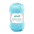 Produktbild: GRÜNDL WOLLE COTTON QUICK 50g BABYBLAU LL 125 m 100% BAUMWOLLE 100G/5,58€