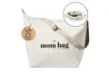 Produktbild: Nordic Coast Company Wickeltasche Mom Bag Shopper Bag Kinderwagentasche Teddy Bouclé