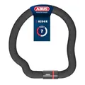 Produktbild: ABUS Kettenschloss Goose Lock – biegsames, klapperfreies Fahrradschloss aus gehärtetem Stahl – 6 mm stark – 110 cm lang – mit Schlüssel – Schwarz