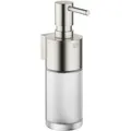 Produktbild: Dornbracht Spender 83435970-06 Wandmodell, Flasche aus Kristallglas, matt, Platin matt