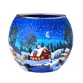 Produktbild: Kerzenfarm 21821 Leuchtgläser, Glas, bunt, 11.0 x 11.0 x 9.0 cm