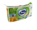 Produktbild: ZEWA Toilettenpapier Toilettenpapier Zewa 3-lagig 8 Rollen in Weiß mit Strohanteil, Geruchsneutral