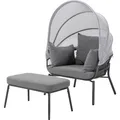 Produktbild: Leco Sessel mit Fusshocker CLARA (102 cm) (4737610999)