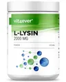 Produktbild: vit4ever L-Lysin Pulver - 500 g Granulat - Gute Löslichkeit - Lysin HCL aus pflanzlicher Fermentation - Vegan