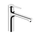 Produktbild: hansgrohe Küchenarmatur Zesis M33, Wasserhahn Küche mit Auslauf Höhe 160 mm, 150° drehbar, ausziehbar, sBox lite, 2 Strahlarten, Chrom
