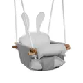 Produktbild: Tulano Hop 33 Babyschaukel Indoor - Kinderschaukel aus Holz und Baumwolle