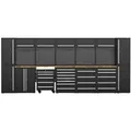 Produktbild: Galaflor Werkzeugschrank mit Arbeitsplatte 202,5x475x55 cm Werkzeugwand