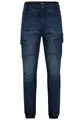 Produktbild: SUBLEVEL Regular-fit-Jeans Jogging Jeans mit Seitentaschen und Kordelzug Jogger Jeans Pant