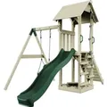 Produktbild: PolarPlay Spielturm Göteborg Babyschaukel Rutsche Grün